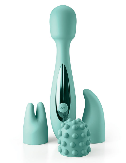 JimmyJane Canna Vibrating Body Wand Massager Teal Body Wands