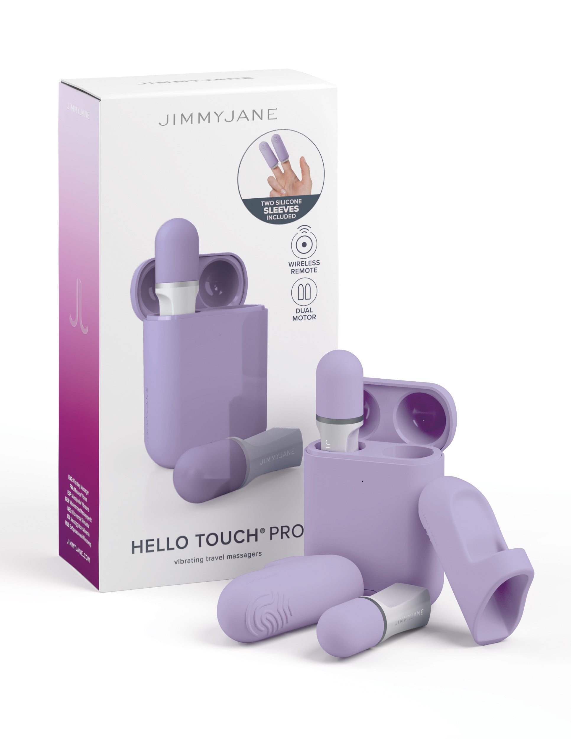 JimmyJane Hello Touch Pro Multi Functions Finger Stimulator Finger and Tongue Vibrators