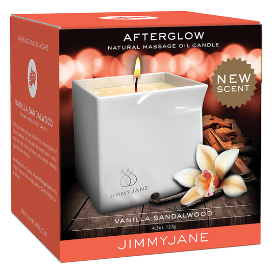 JimmyJane Afterglow Vanilla Sandalwood Massage Candle 128g Sex Pheromones and Perfumes
