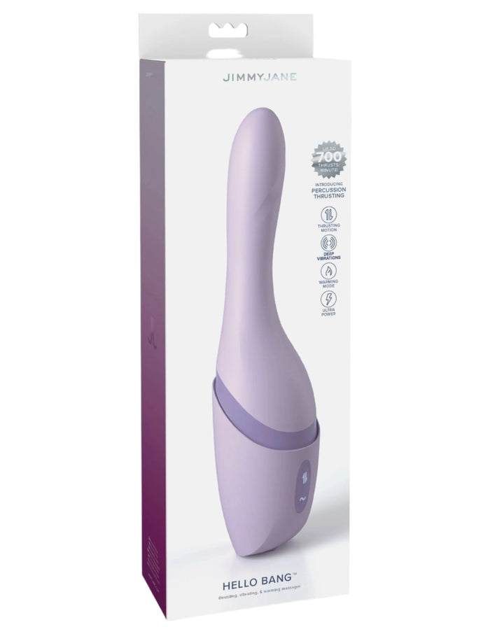 JimmyJane Hello Bang Warming & Thrusting Vibrator G-Spot Vibrators