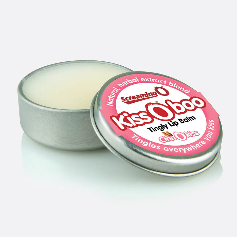 Screaming O KissOBoo Tingly Adult Lip Balm Bath and Intimate Fragrances