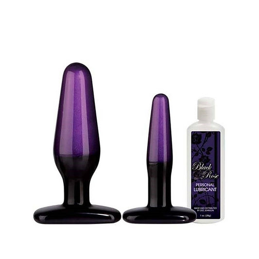Doc Johnson Black Rose Stems of Seduction Butt Plug