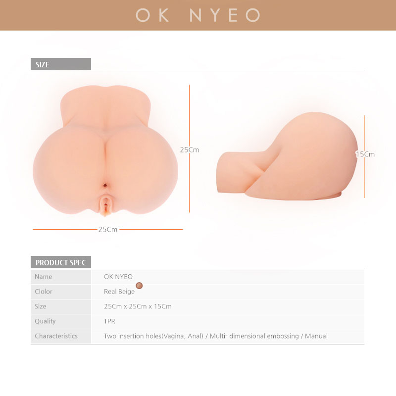 Kokos Real Hip Oknyeo Real Sensation Male Masturbator Realistic Butts And Vaginas