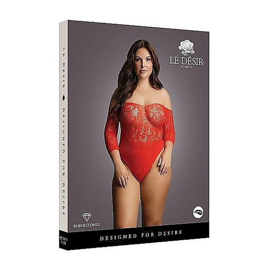 Crotchless Rhinestone Teddy - Babydolls and Chemises
