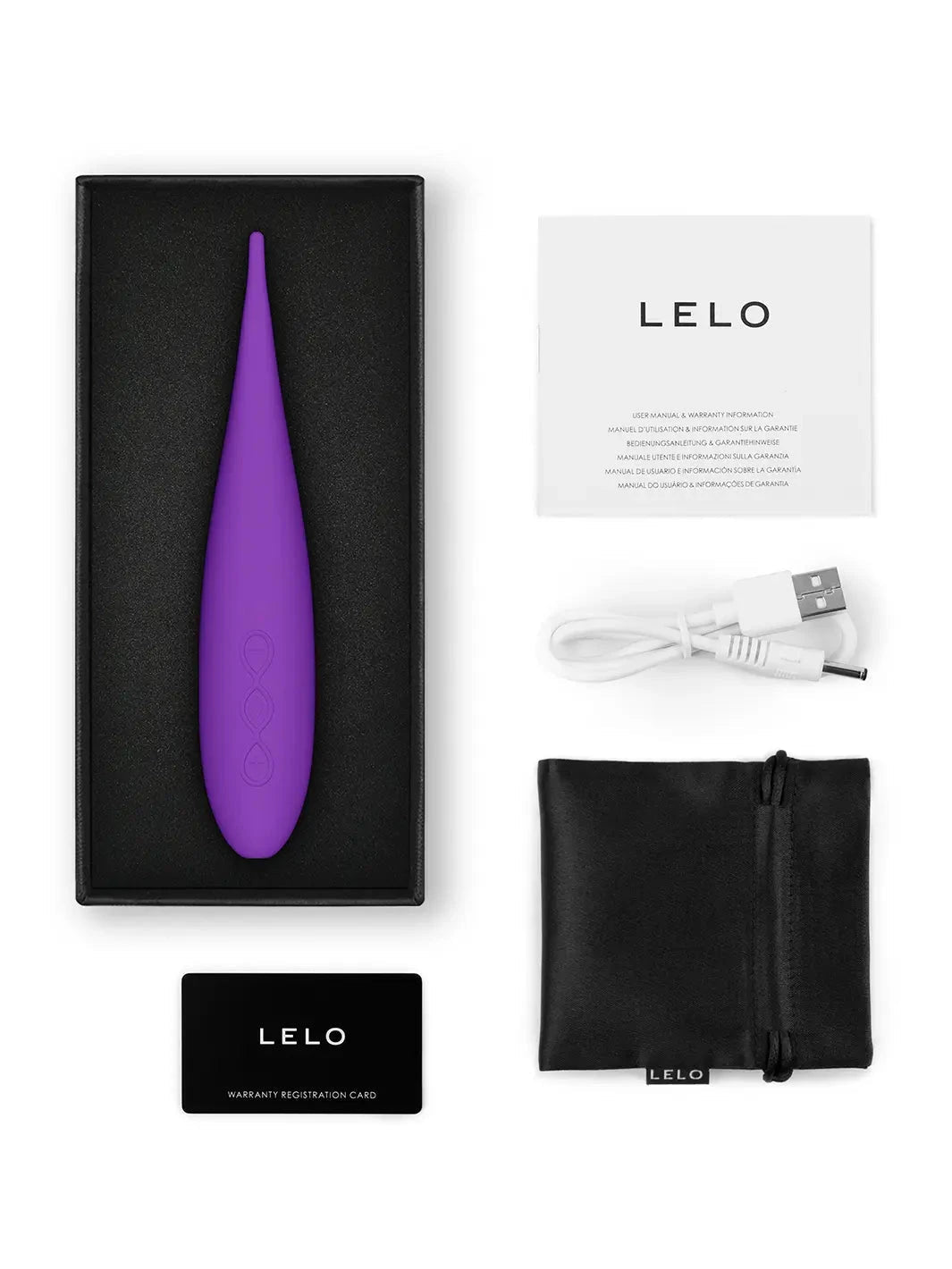 LELO DOT Travel Clitoral Pinpoint Vibrator Clit Ticklers and Pulsators