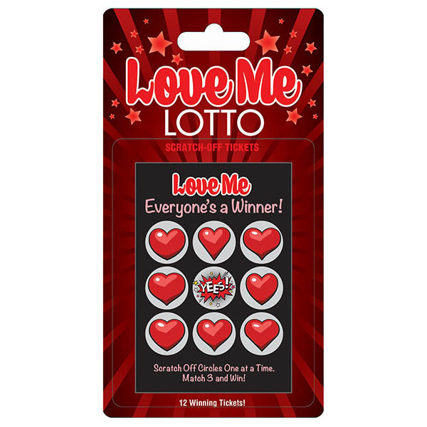 Little Genie Love Me Lotto Naughty Scratcher Party Gifts and Novelties