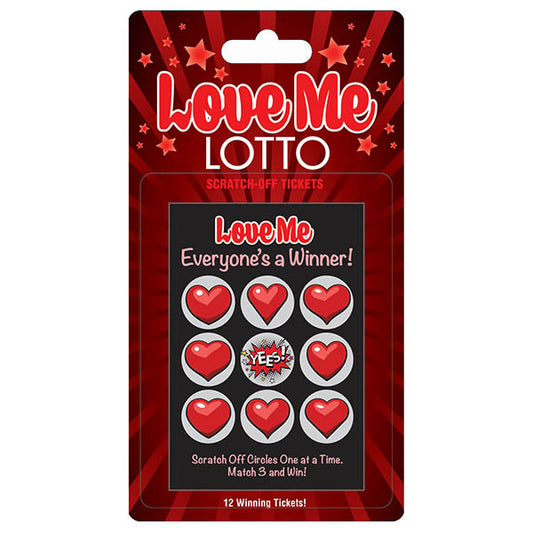 Little Genie Love Me Lotto Naughty Scratcher Party Gifts and Novelties
