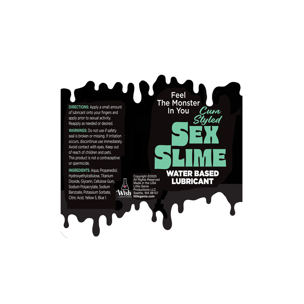 Little Genie Sex Slime Cum Style Creature Lubricant Green Water Based Lubes