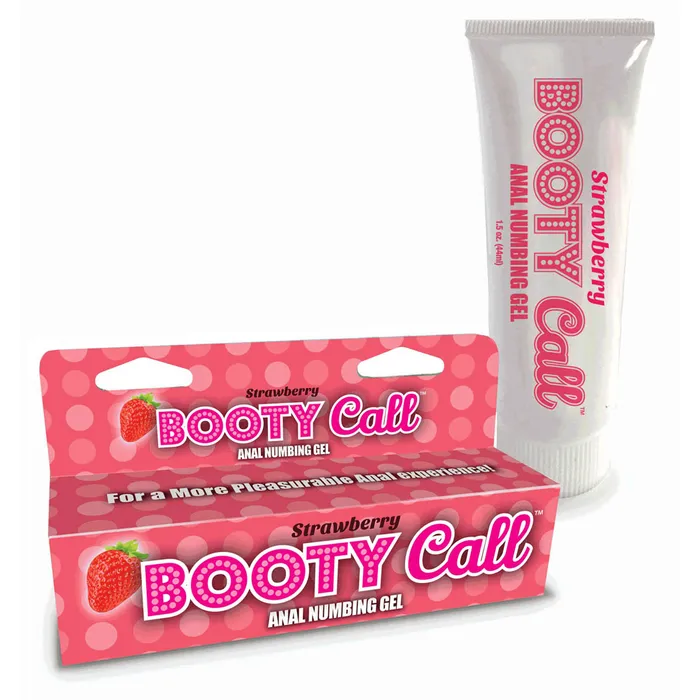Booty Call Anal Numbing Gel 44 ml Strawberry Anal Lubes