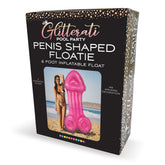 Little Genie Glitterati Penis Pool Float Pink 180cm Party Gifts and Novelties