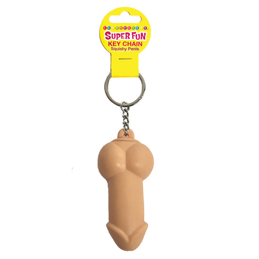 Little Genie Super Fun Squishy Penis Novelty Key Chain - Party Gifts and Novelties
