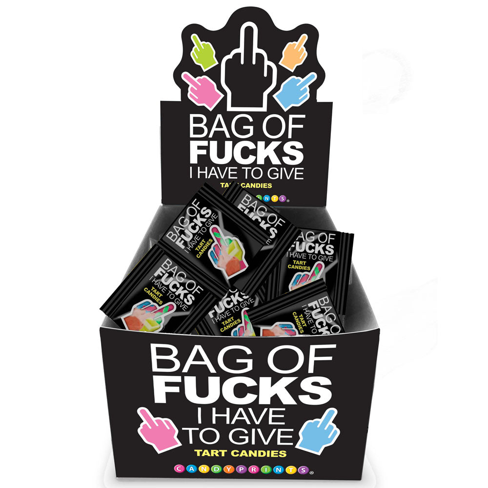 Bag Of Fucks I Have To Give 100 Pack Fruit Flavoured Lollies Default Title Party Gifts and Novelties