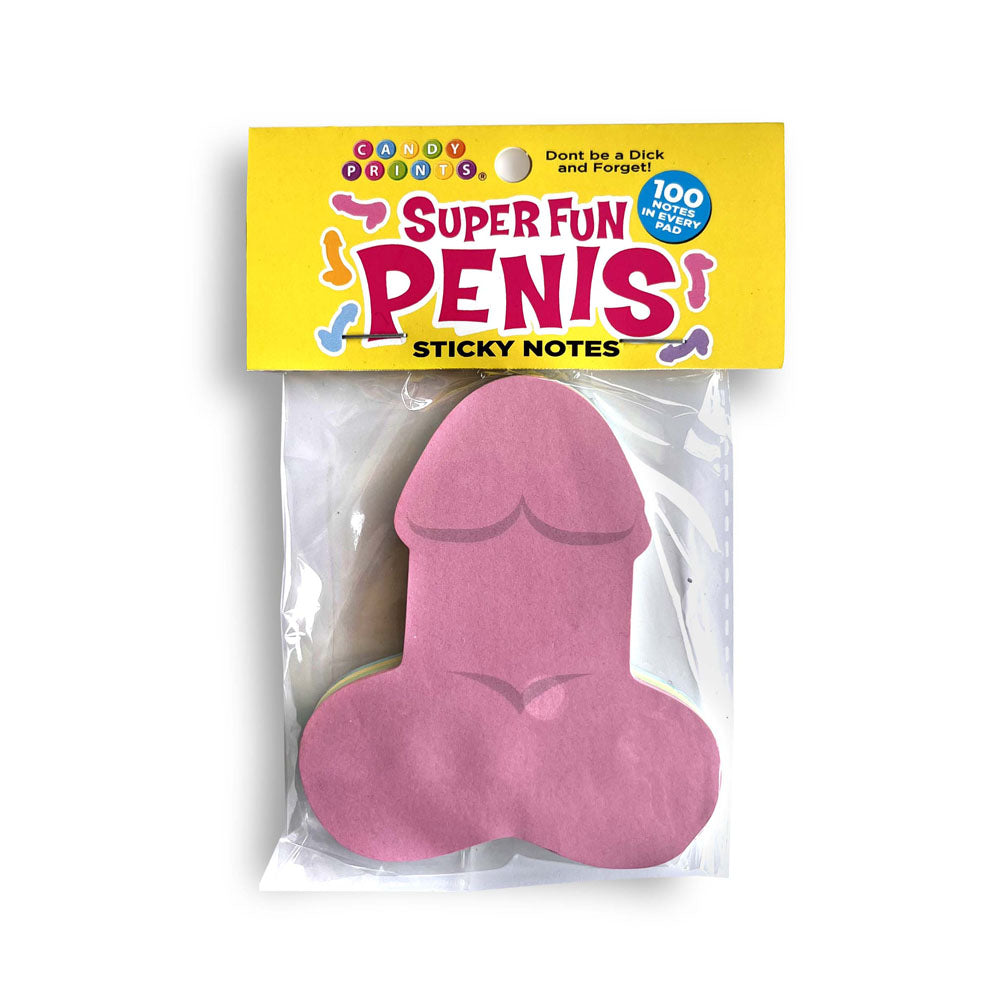 Little Genie Super Fun Penis Novelty Sticky Notes 100 Pack Default Title Party Gifts and Novelties