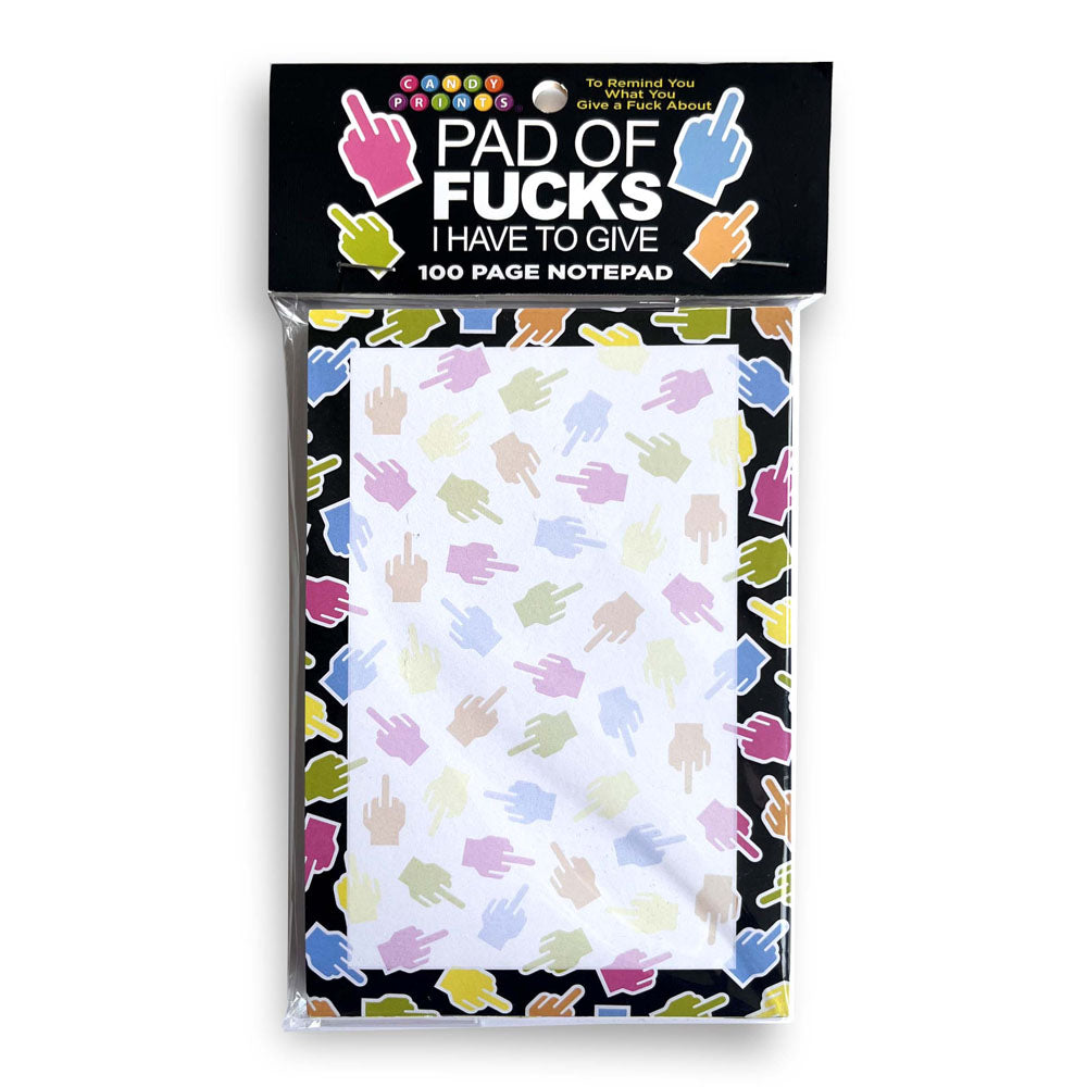 Little Genie Pad Of Fucks I Have To Give! Notepad 100 Pages Default Title Party Gifts and Novelties