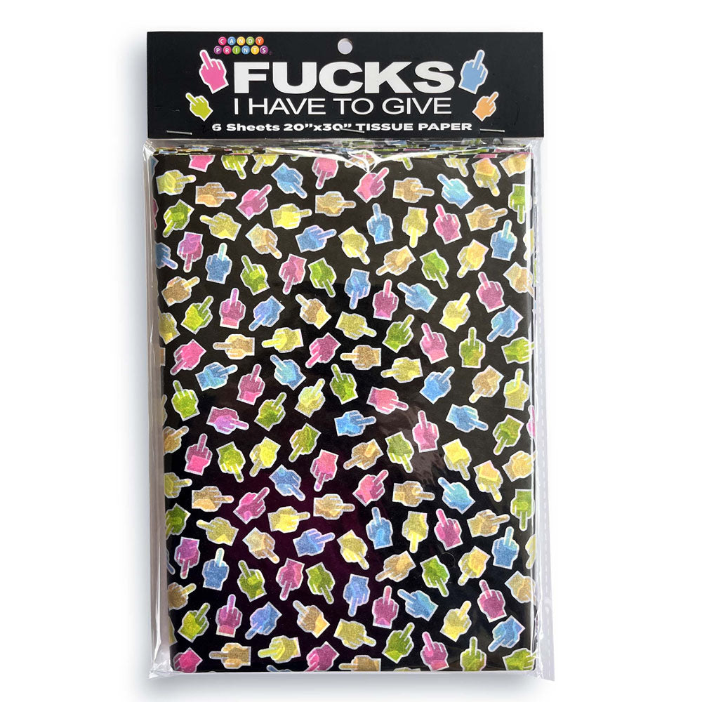 Little Genie Fucks I Have To Give Tissue Paper Sheets 6 Pack Default Title Party Gifts and Novelties