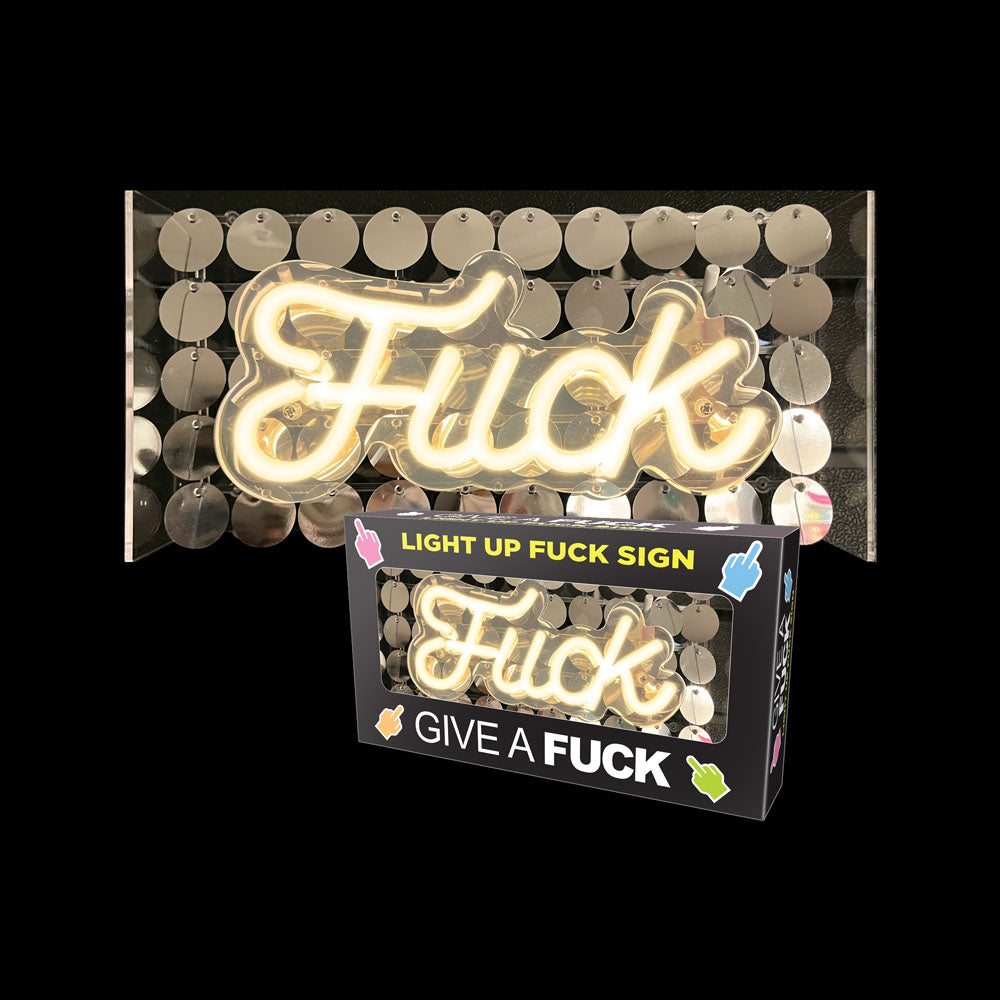 Little Genie Fuck Neon Novelty Light Sign - Party Gifts and Novelties