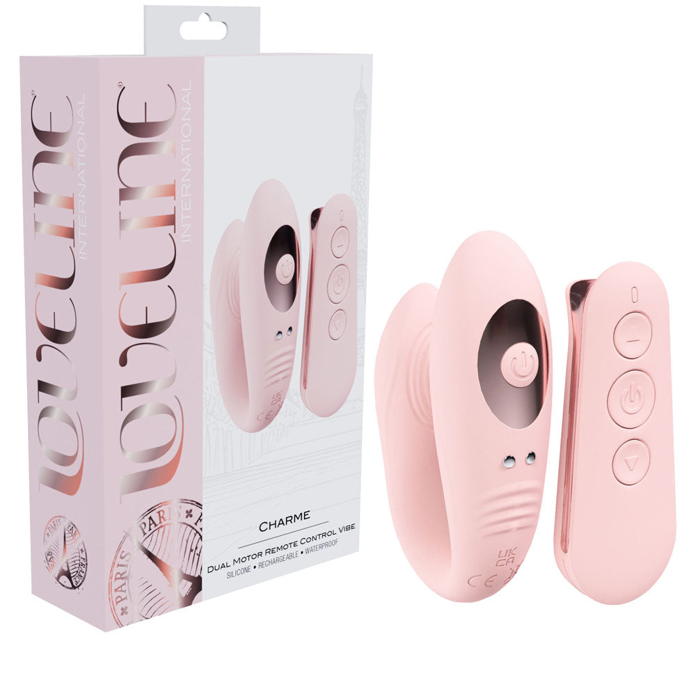 Shots Toys LOVELINE Charme Dual Motor G-Spot Vibrator Pink G-Spot Vibrators