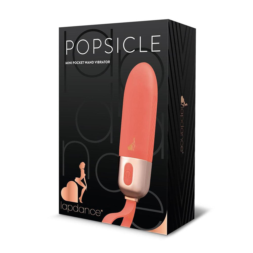 Xgen Products LAPDANCE Popsicle Mini Pocket Wand USB Rechargeable Bullet Vibrator Pink Bullet Vibrators