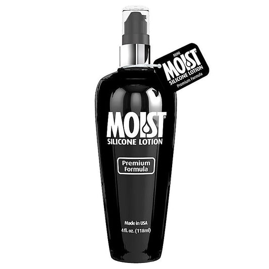 Pipedream Moist Premium Formula Silicone Lotion 118ml - Silicone Based Lubes