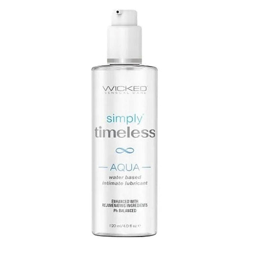 Wicked Simply Timeless Aqua 120ml - Water Based Lubes