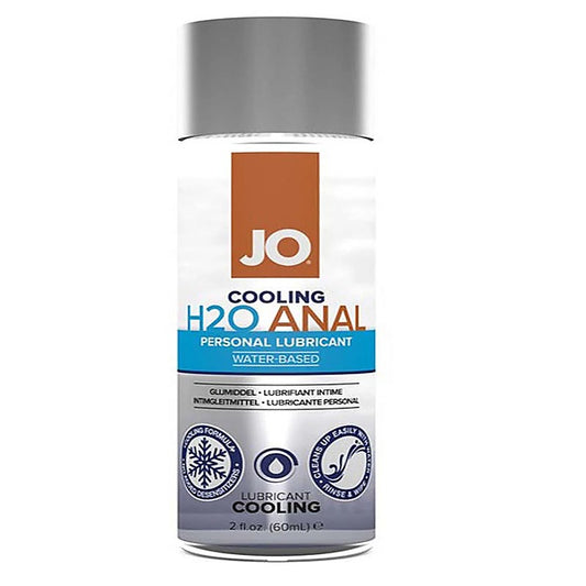 Jo H2O Cool - Smooth, Long-Lasting Anal Lubricant - Water Based Lubes