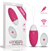 Lovetoy IJOY USB Rechargeable Remote Control Love Egg Pink Love Eggs and Kegel Exercisers
