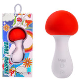 Maia SHROOMIE USB Rechargeable Mushroom Shaped Body Wand Vibrator Red/White Body Wands