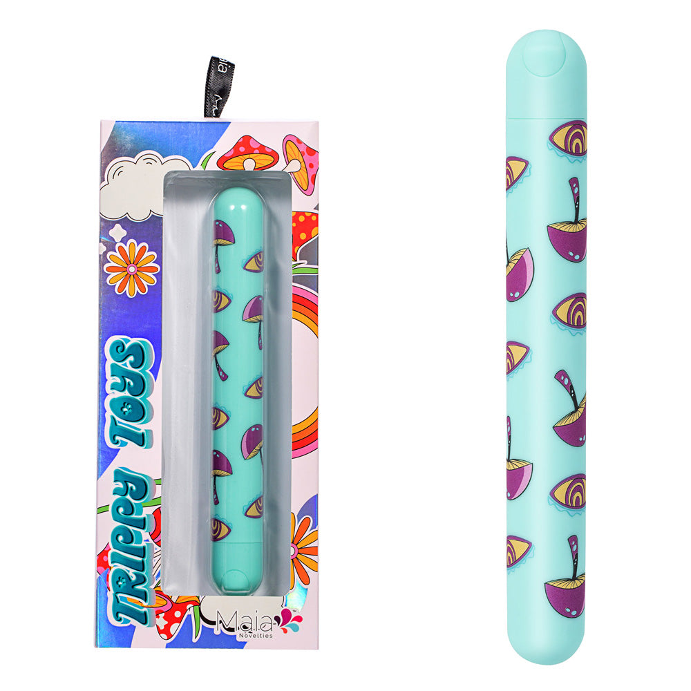 Maia LUCY XL Mushroom Pattern Rechargeable Bullet Vibrator Bullet Vibrators