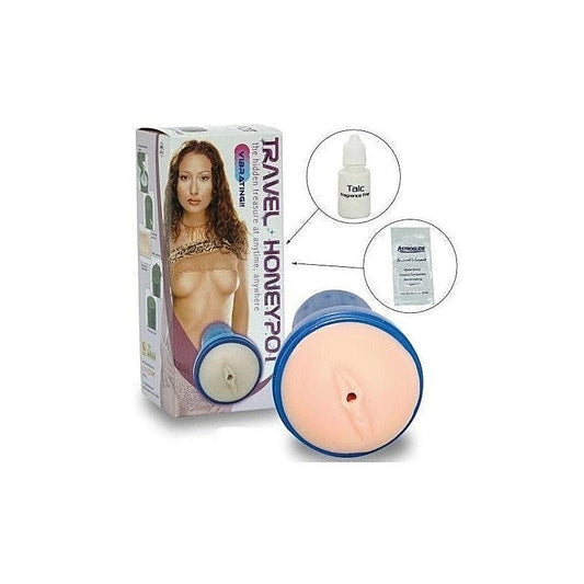 Travel Honeypot Vibrating Vagina Masturbator