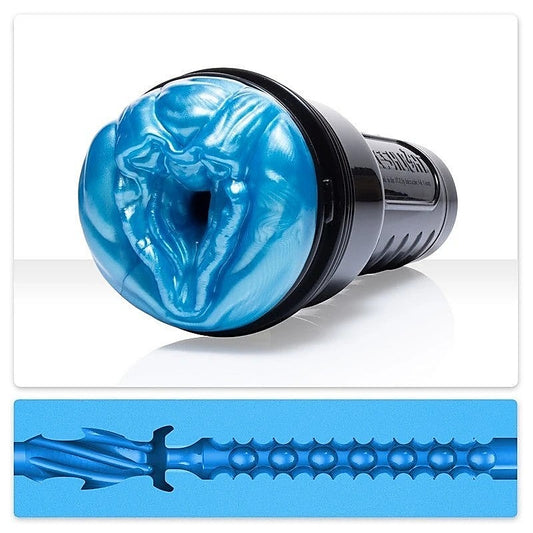 Fleshlight Freaks Alien Blue Metallic Male Masturbator - Realistic Butts And Vaginas