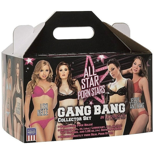 Doc Johnson All Star Porn Stars Gang Bang Collectors Set - Realistic Butts And Vaginas