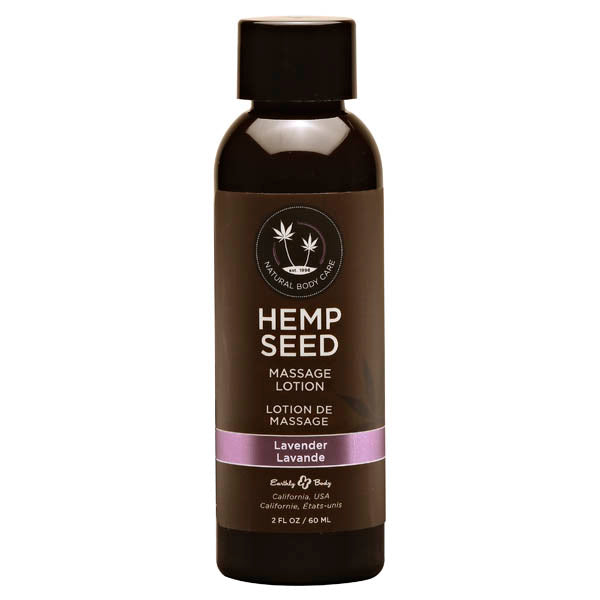 Earthly Body Hemp Seed Scented Adult Massage Lotion 59 ml Massage Oils and Lubricants