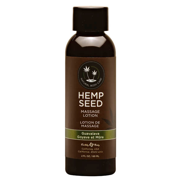 Earthly Body Hemp Seed Scented Adult Massage Lotion 59 ml Massage Oils and Lubricants