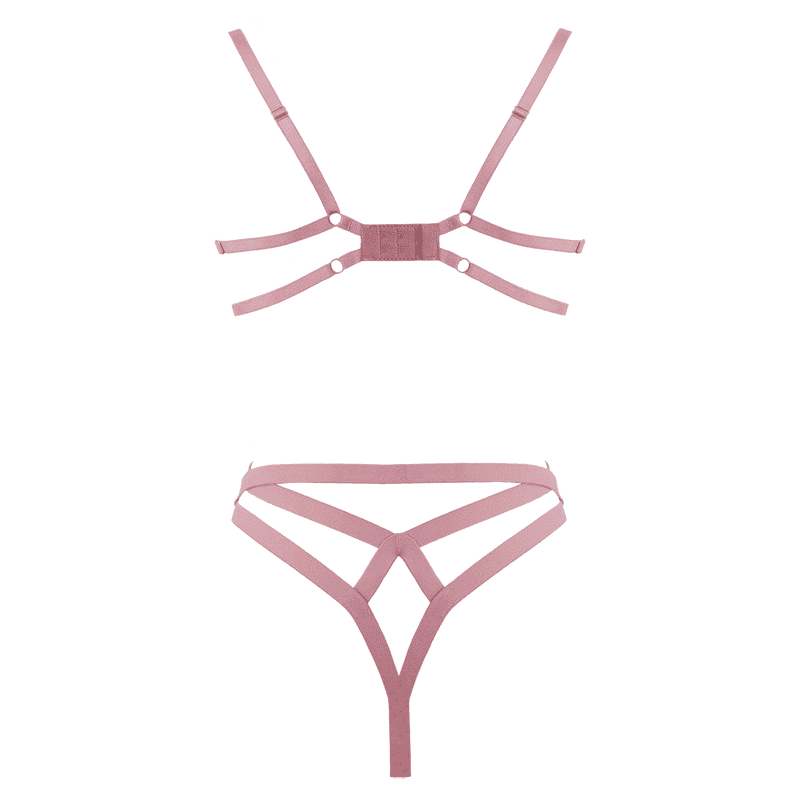 Muse Open Cup Bra With Embroidered Floral Applique Her Fetish