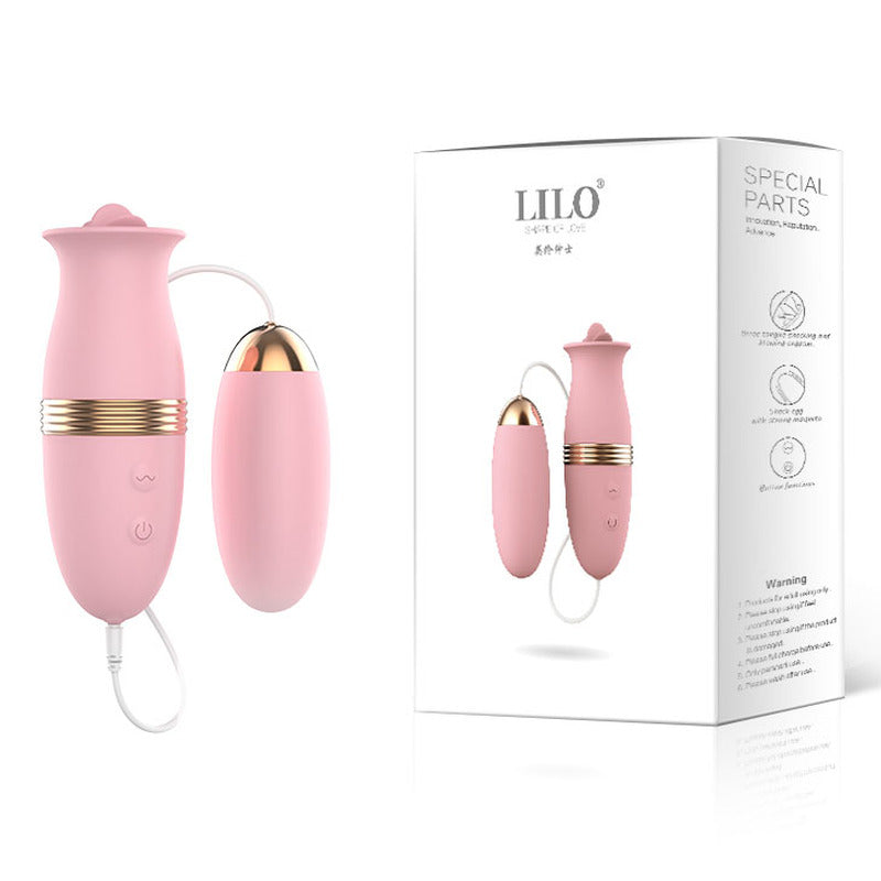 Lilo 6 Functions Vibrating Magic Tongue Vibrator Finger and Tongue Vibrators