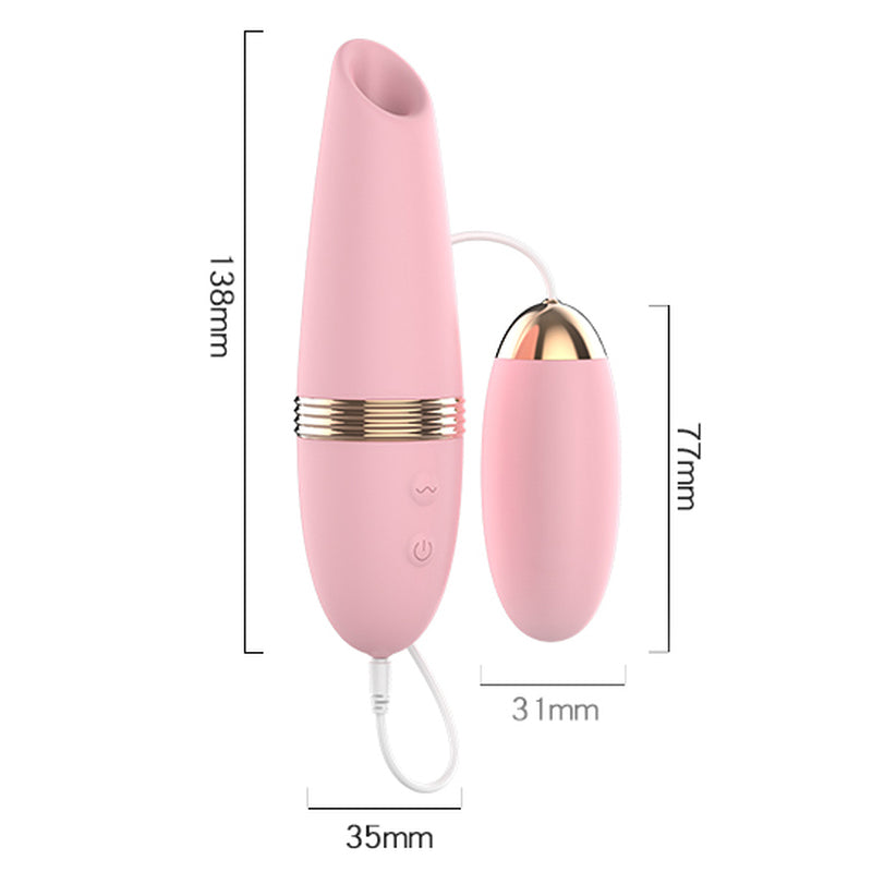 Lilo 6 Functions Magic Sucker Clitoris Vibrator Clit Ticklers and Pulsators