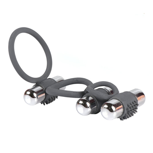 BDStyle Three Ring 7 Model Vibration Cock Ring - Vibrating Cock Rings