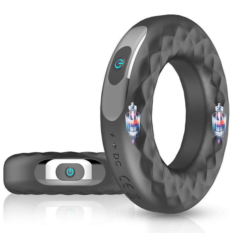 BDStyle 10 Functions Rechargeable Wireless Mens Cock Ring Vibrating Cock Rings