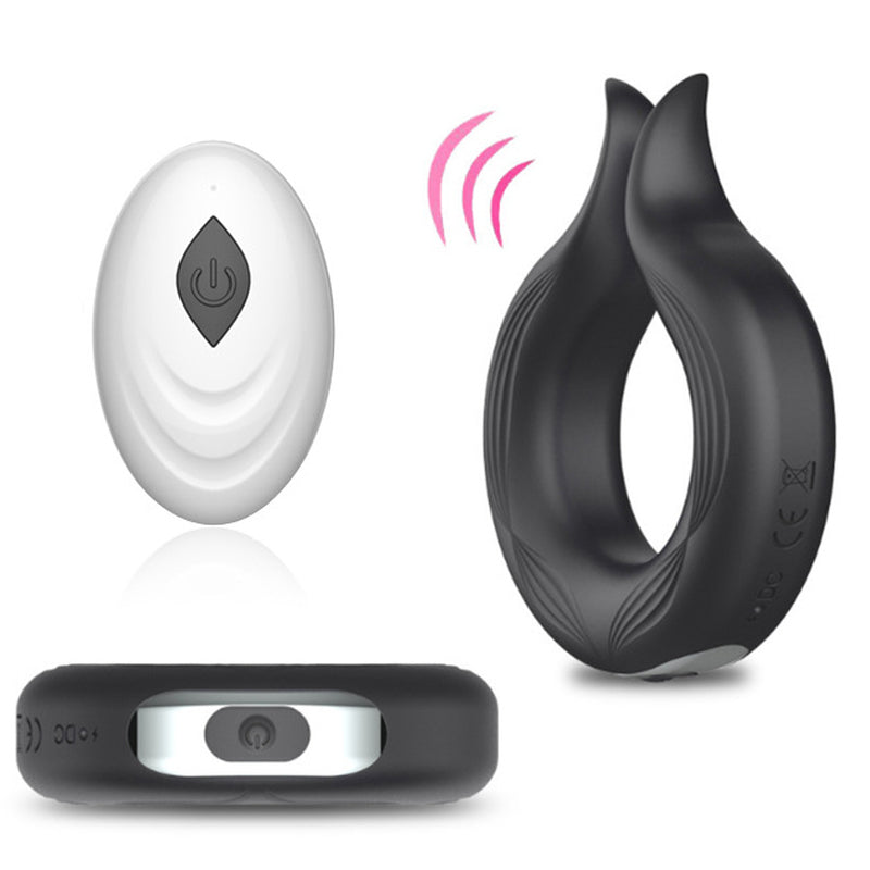 BDStyle Pointed Tip 10 Functions Wireless Mens Cock Ring Wireless Vibrating Cock Rings