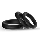 BDStyle Triple Male Silicone Cock Ring Set Cock Ring Sets