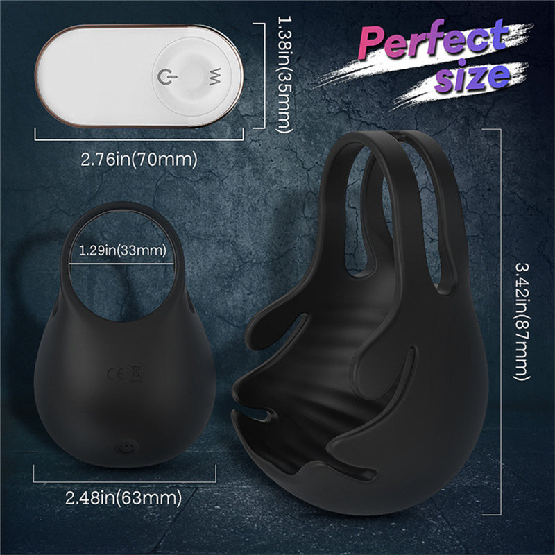 S-Hande Nest Scrotum Vibrating Mens Cock Ring Vibrating Cock Rings