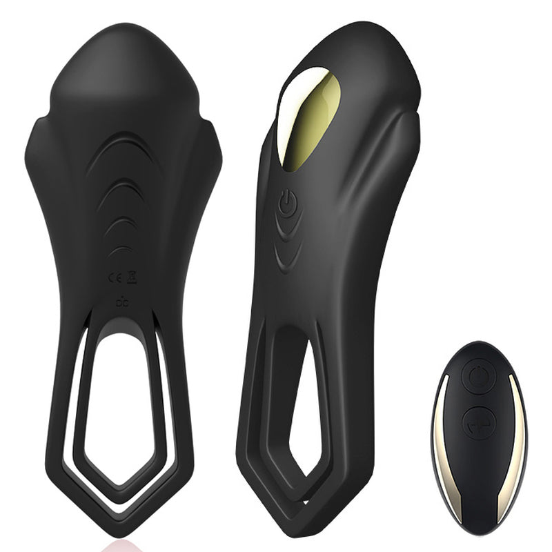 BDStyle Roadster Dual Silicone Testis Vibrating Penis Ring Vibrating Cock Rings