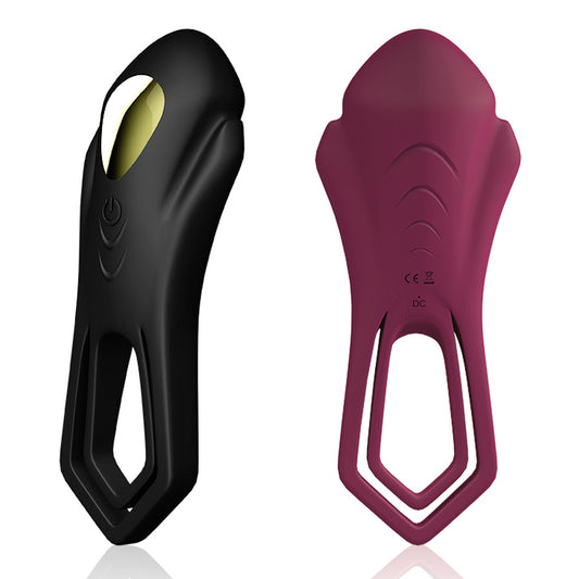 BDStyle Roadster Dual Silicone Testis Vibrating Penis Ring - Vibrating Cock Rings