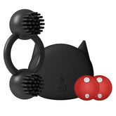 BDStyle 10 Functions Delay Loop Double Vibrating Cock Ring Vibrating Cock Rings