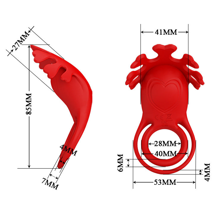 Pretty Love Ruben 7 Functions Vibrating Penis Ring Vibrating Cock Rings