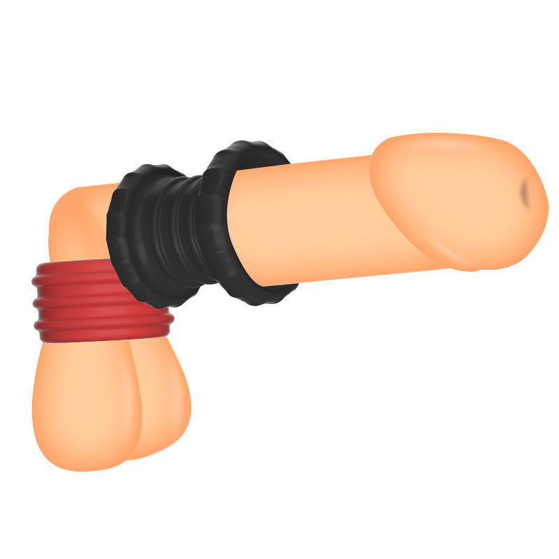 BDStyle Male Scrotum Testicle Squeeze Cock Rings Stretchy Cock Rings