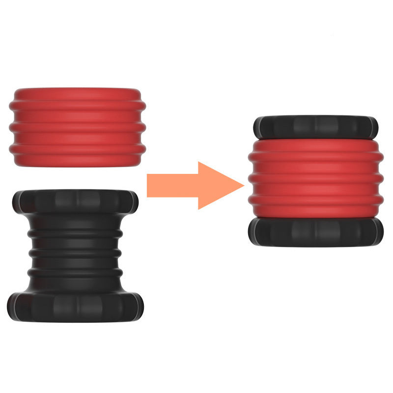 BDStyle Male Scrotum Testicle Squeeze Cock Rings Stretchy Cock Rings