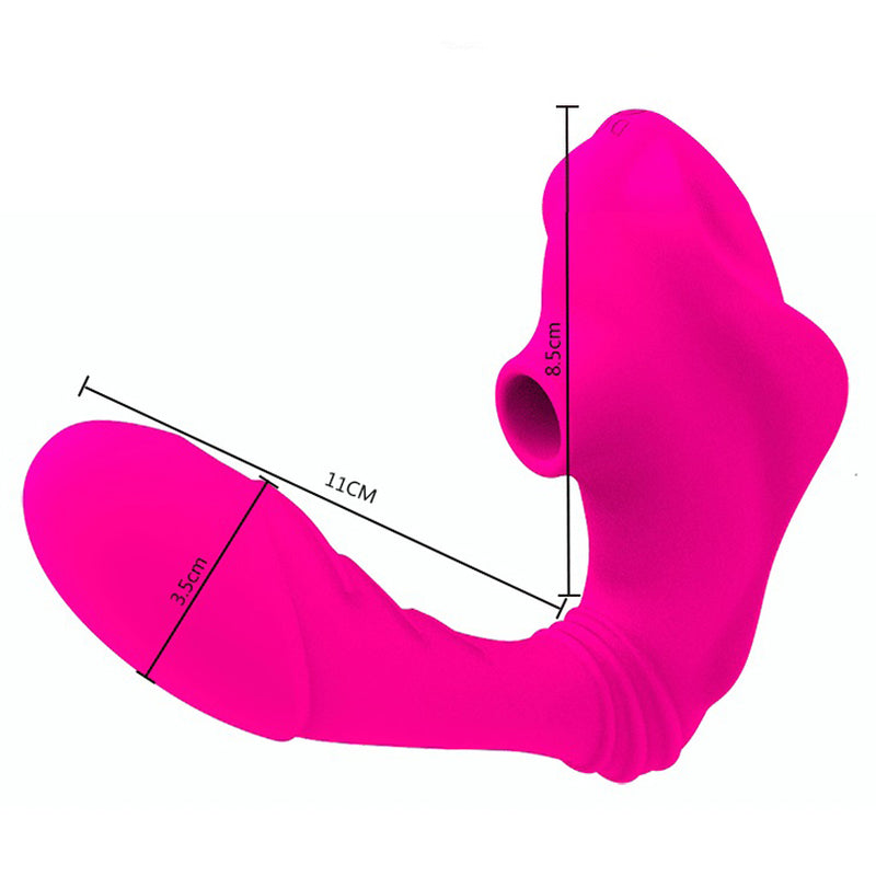 Mannuo Shark Suction 10 Function Clitoral We Vibe Clit Ticklers and Pulsators