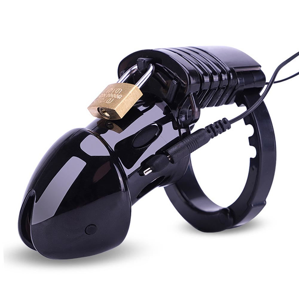 BDStyle Electro-Stimulation Cock Cuff - Customizable Comfort and Control Black Male Chastity
