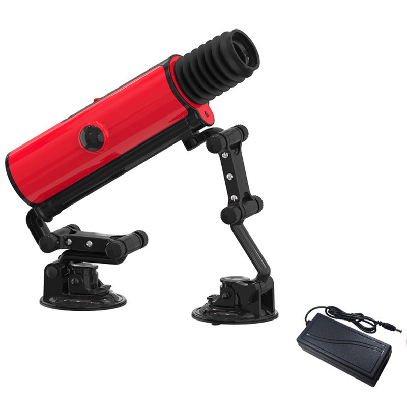 BDStyle Dual Suction Pleasure Automaton Red Sex Machines